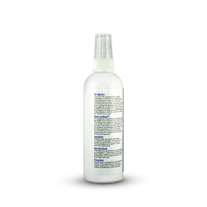 Dog Spritz Earthbath 3-in-1 Deodorizing - Vanilla & Almond 237ml