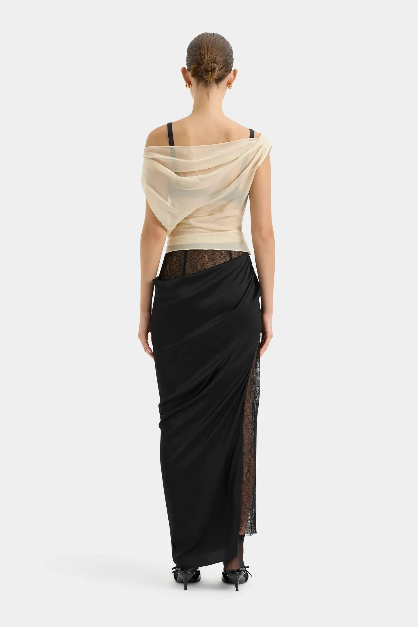 DUNYA DRAPED SKIRT