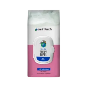 Earthbath Grooming Wipes, Ultra-Mild Puppy Wild Cherry