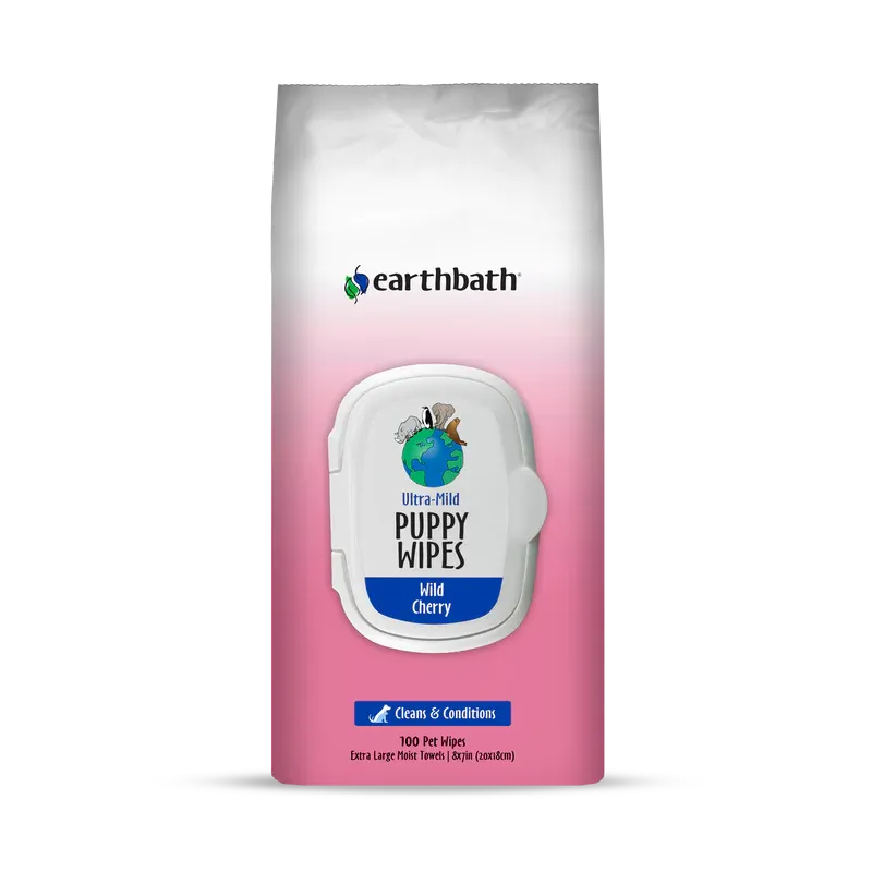 Earthbath Ultra-Mild Puppy Wipes