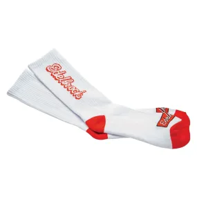 Edelbrock 189222 SOCKS; EDELBROCK SCRIPT RED (ONE PAIR)