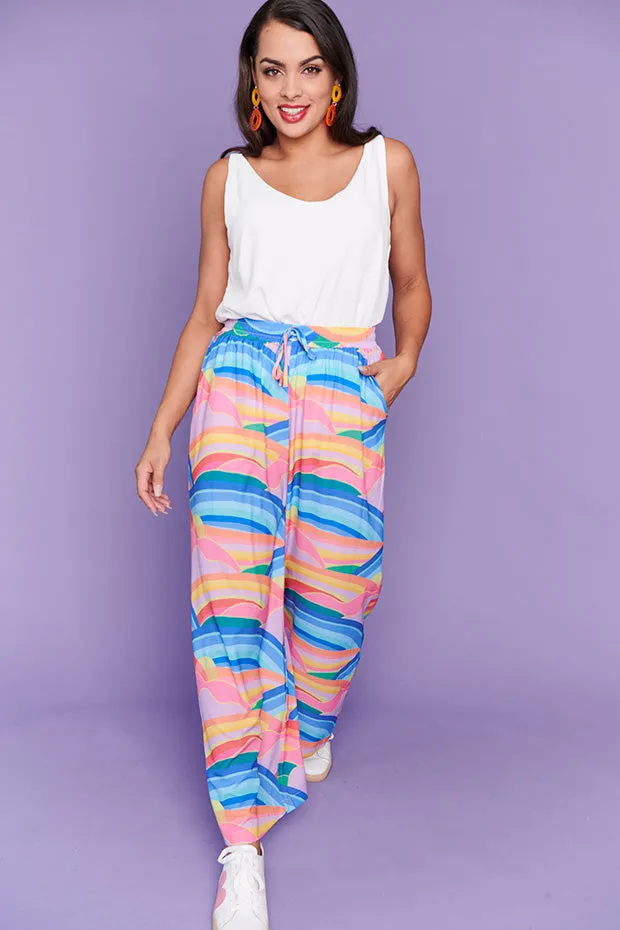 Elise Rainbowscape Pants