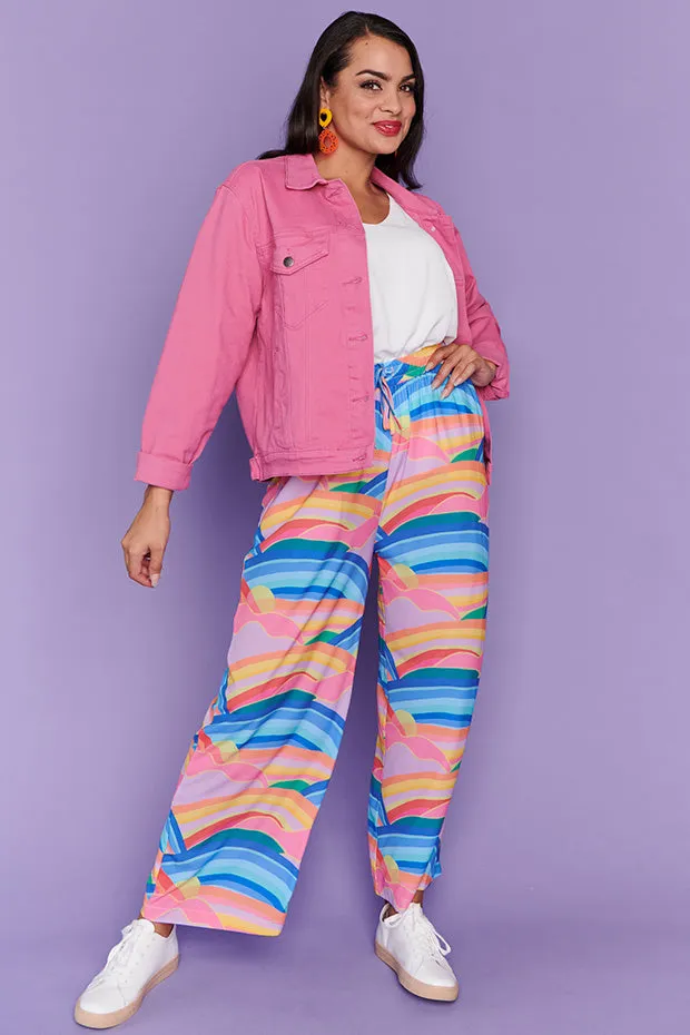 Elise Rainbowscape Pants