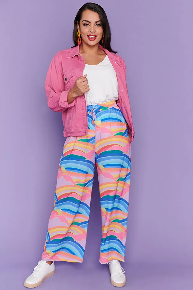 Elise Rainbowscape Pants