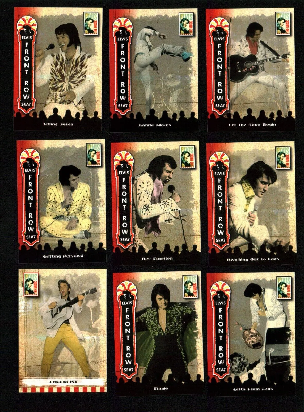 Elvis Presley - The Music, Complete Base Set Of 81 Cards, 2007 Press Pass