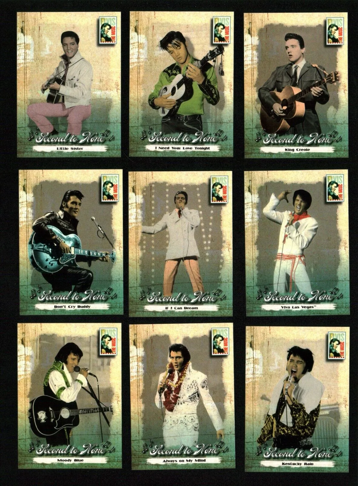 Elvis Presley - The Music, Complete Base Set Of 81 Cards, 2007 Press Pass