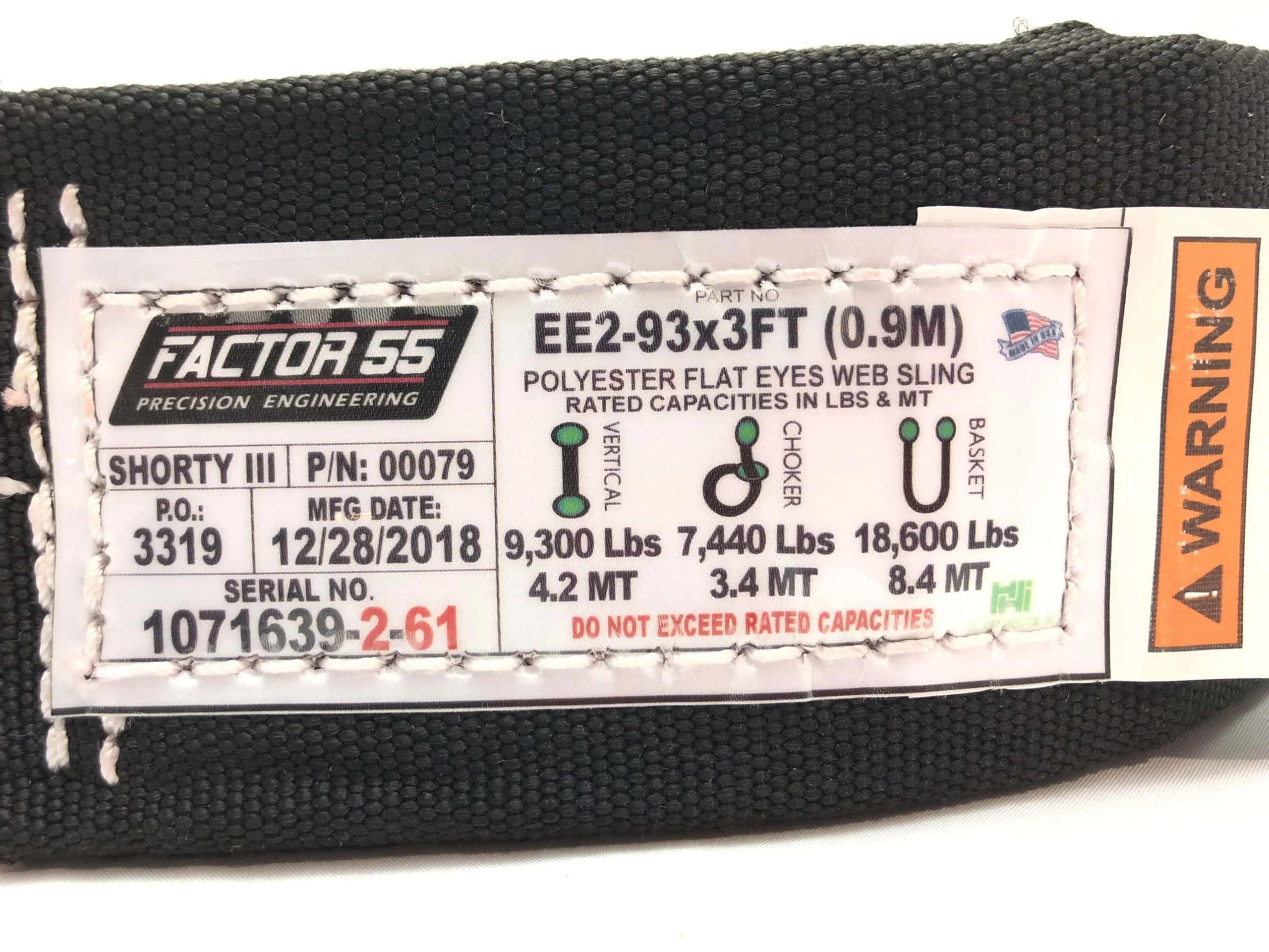 Factor 55 Shorty Strap II and III