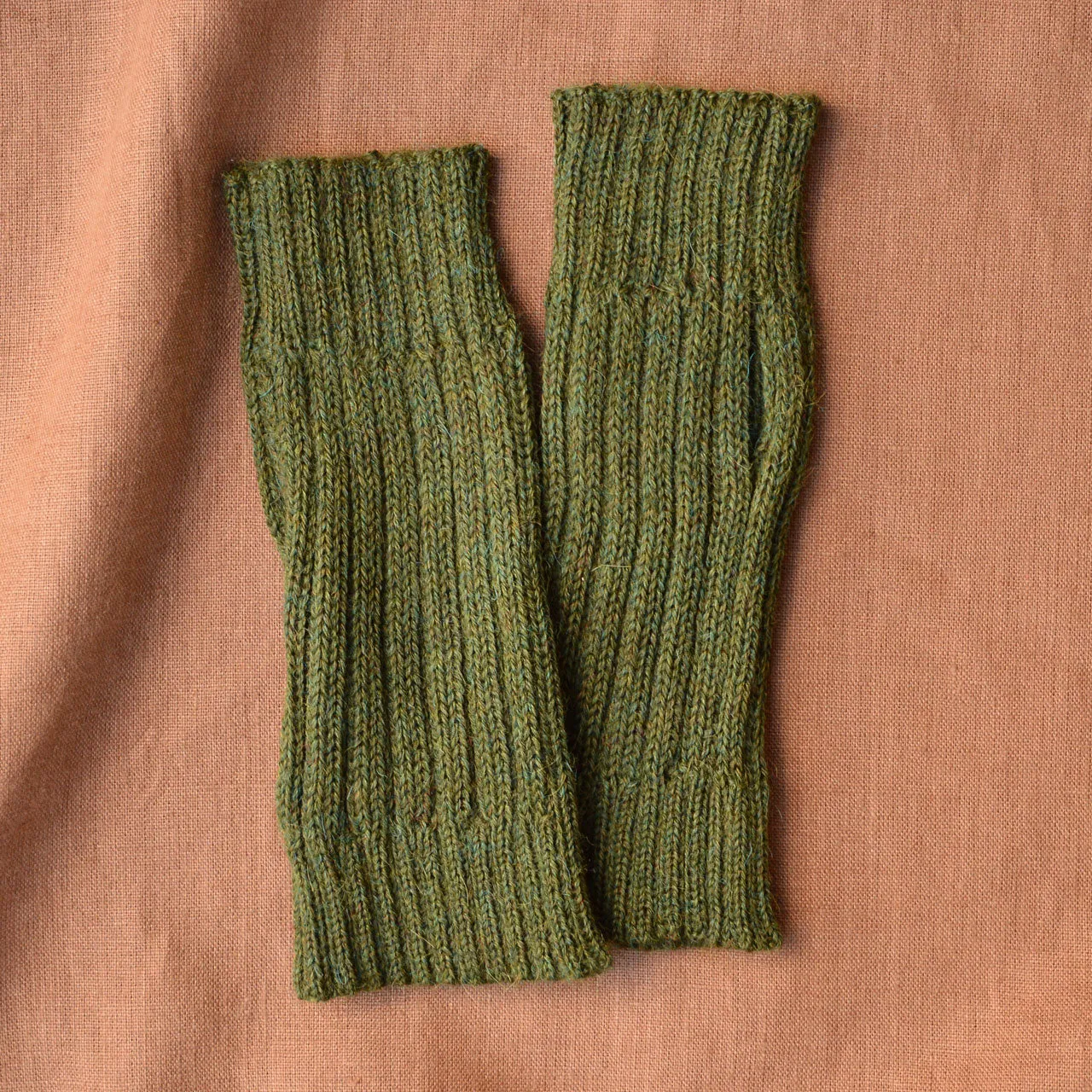 Fingerless Mits - Alpaca Rib (Adults)