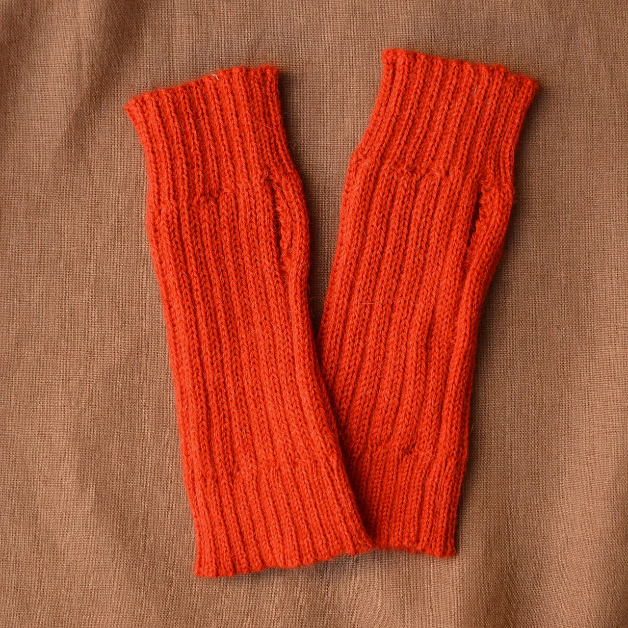 Fingerless Mits - Alpaca Rib (Adults)