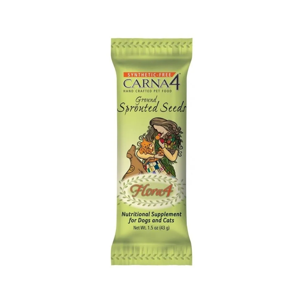 Flora4 Ground Sprouted Seeds Food Topper