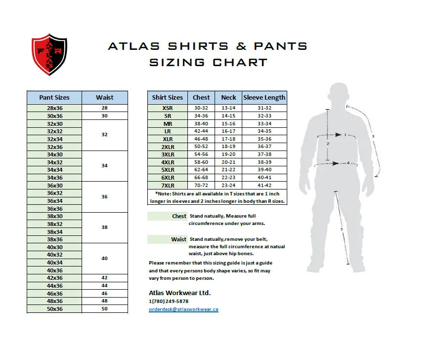 FR / Arc Flash Long Sleeve Henley T-Shirts by Atlas Workwear - Style 403