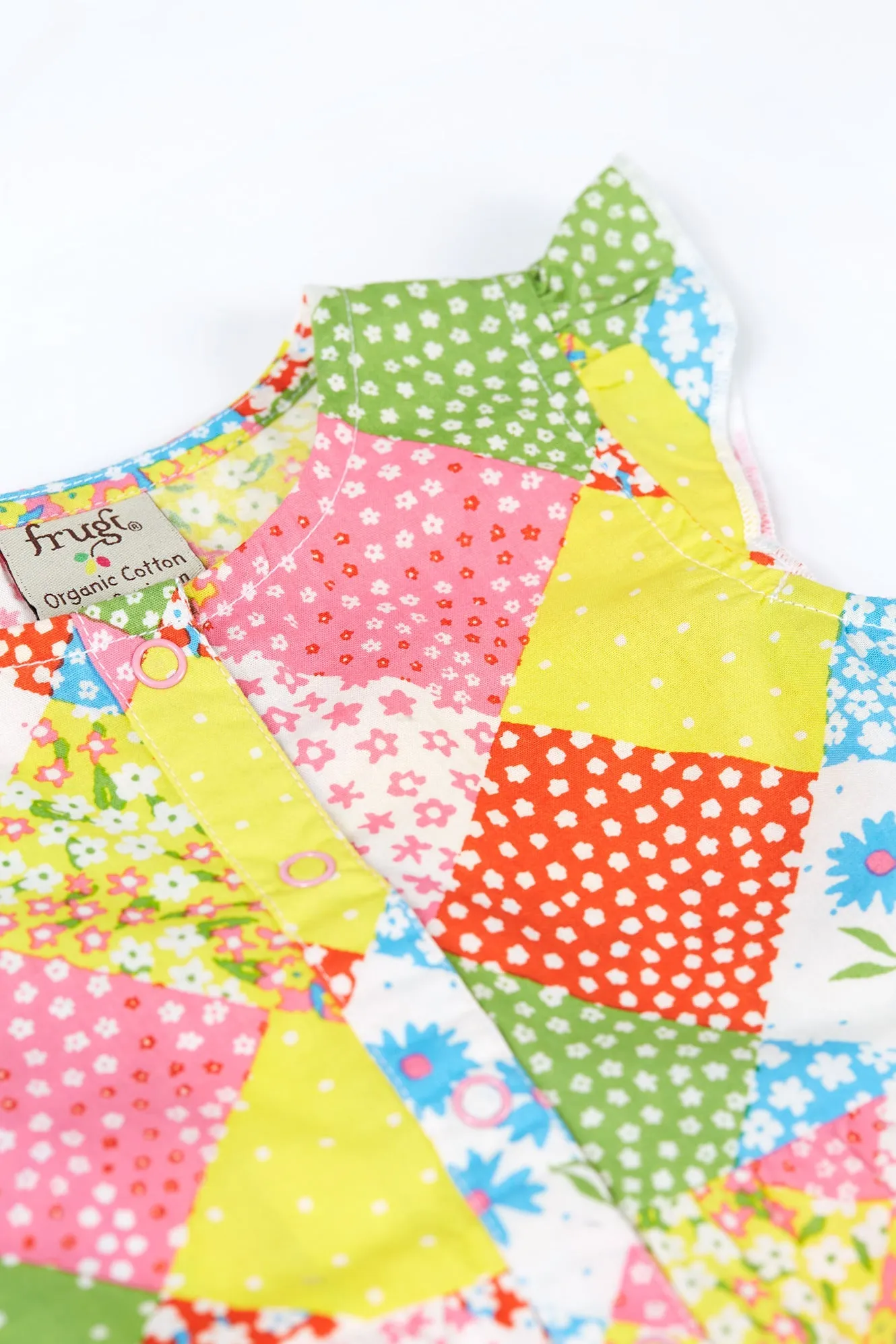 Frugi Etta Playsuit in Patchwork