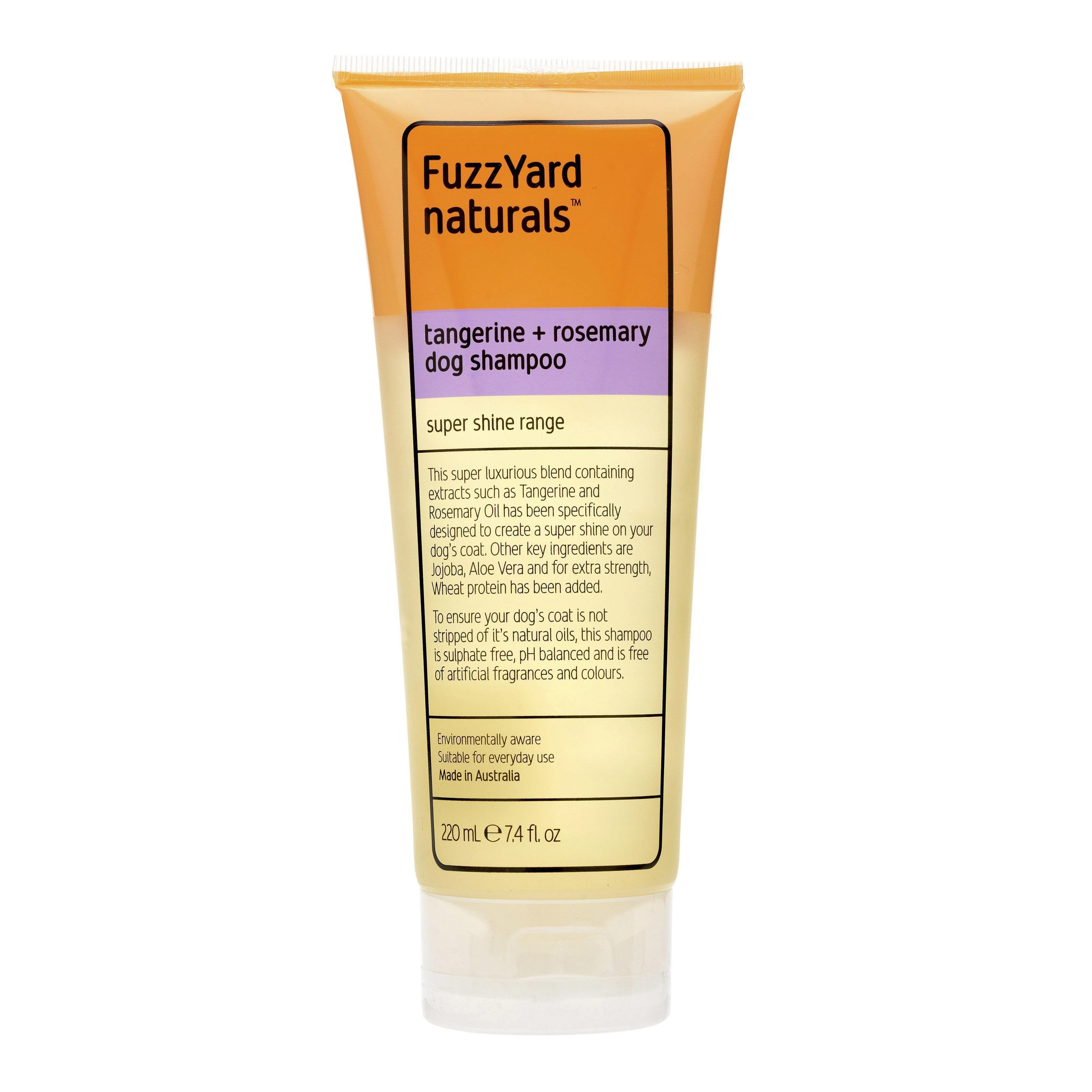 FuzzYard Naturals Super Shine Dog Shampoo 220ml