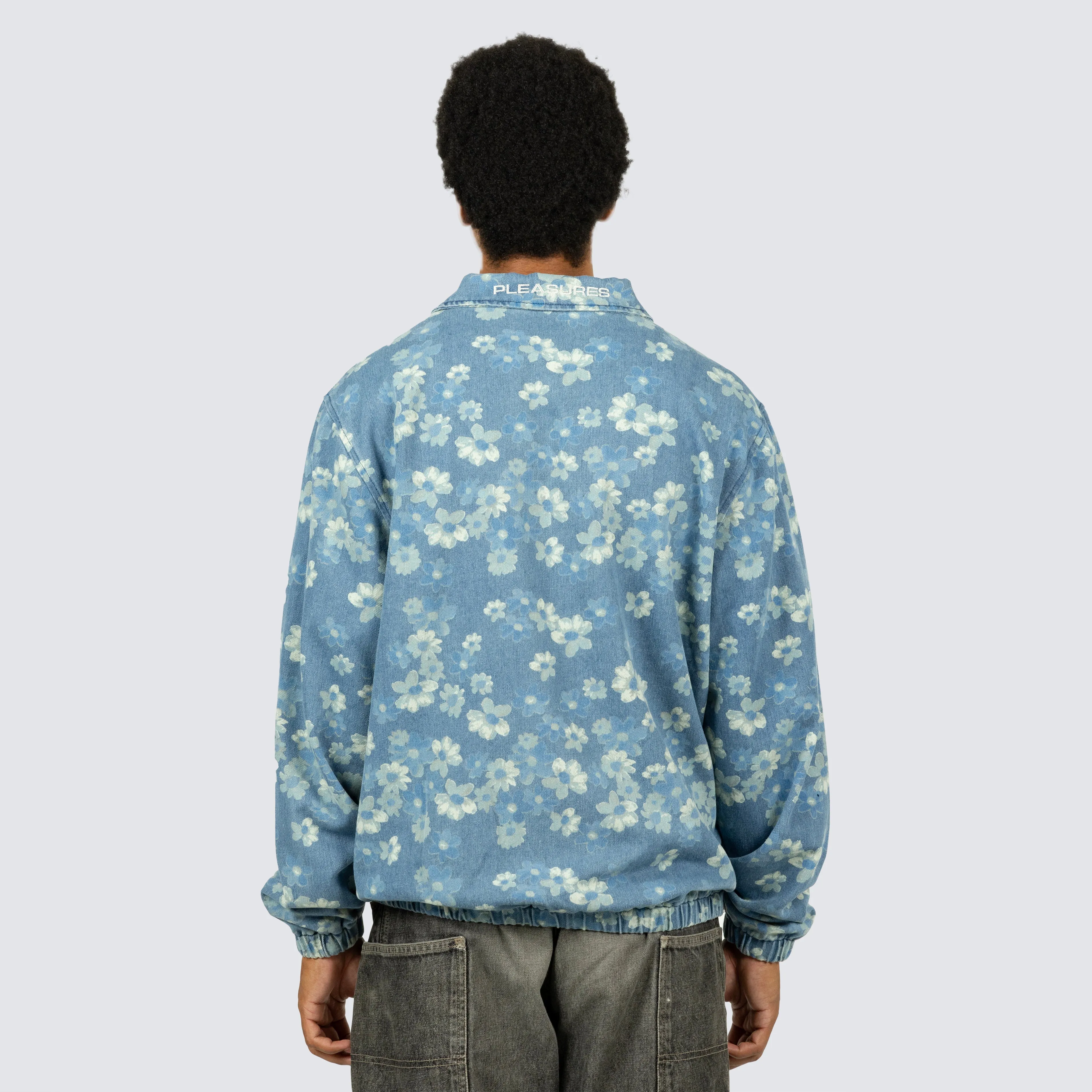 GARDEN DENIM COACH JACKET