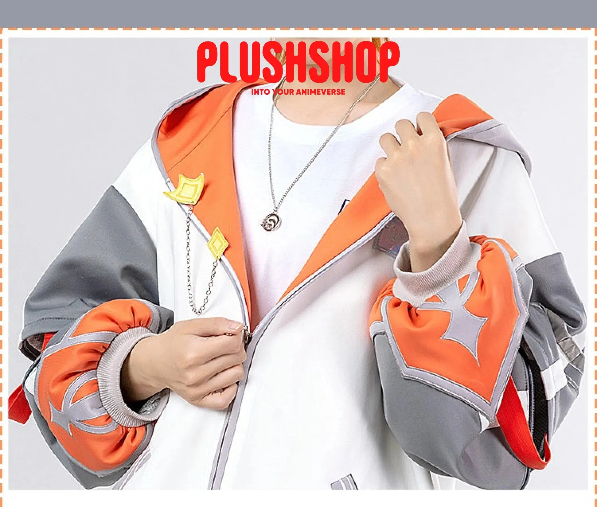 Genshin Impact Tartaglia&Zhongli Theme Costume Cosplay Casual Wearing Outfit Coat