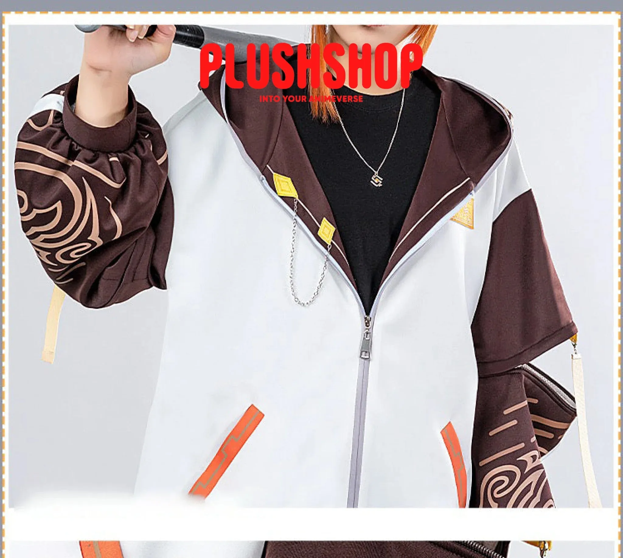 Genshin Impact Tartaglia&Zhongli Theme Costume Cosplay Casual Wearing Outfit Coat