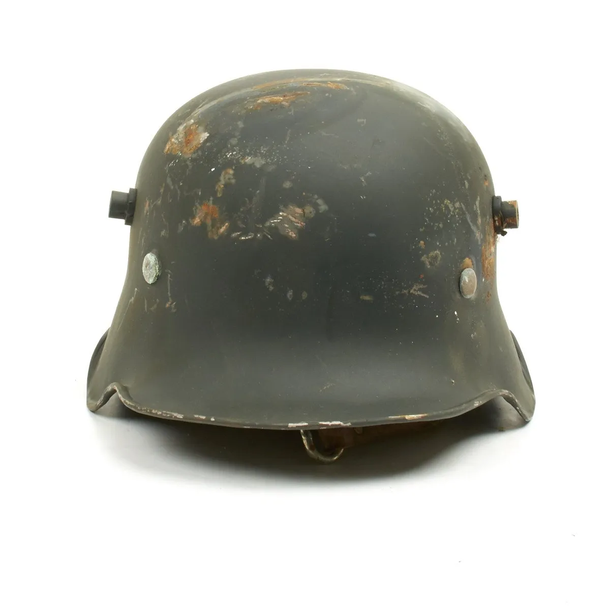 German WWI M18 Steel Ear Cut Out Cavalry Steel Helmet- Grade 2