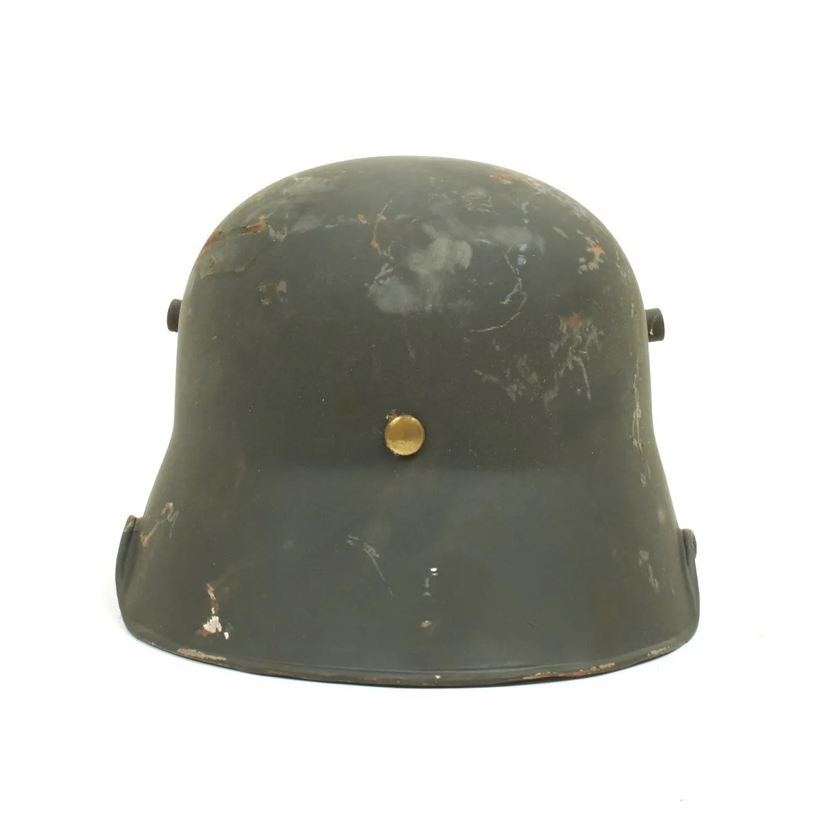 German WWI M18 Steel Ear Cut Out Cavalry Steel Helmet- Grade 2