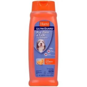 Hartz Dog Shampoo Ultra Guard Flea Tick Fresh Citrus 18oz