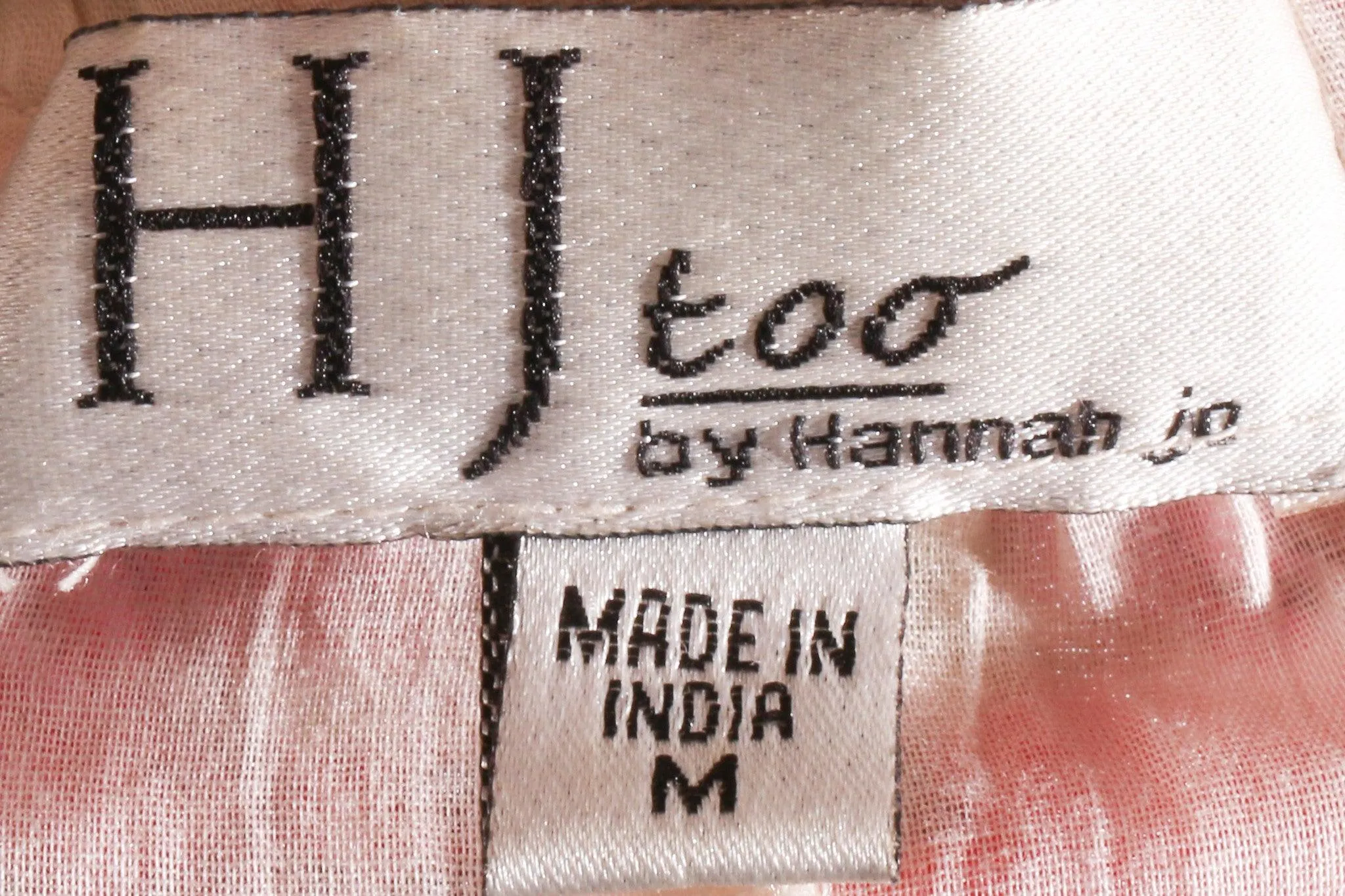 HJ Too by Hannah Jo Pink Cotton Floral Skirt Size 8/10