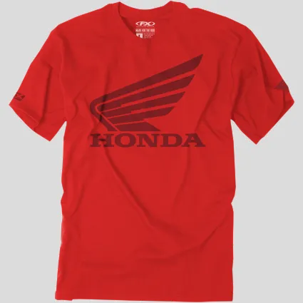 Honda Big Wing T-Shirt - Red