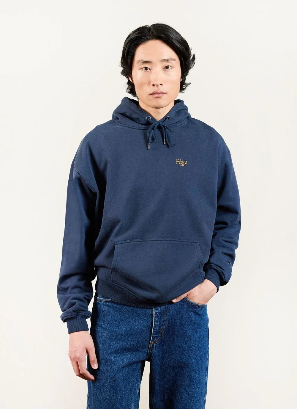 Hoodie | Cotton | Navy