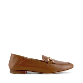 Isidora Cognac Nappa Loafers