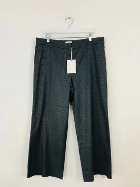 Jigsaw Women’s Check Tartan Wide Leg Culottes NWT | UK16 | Grey