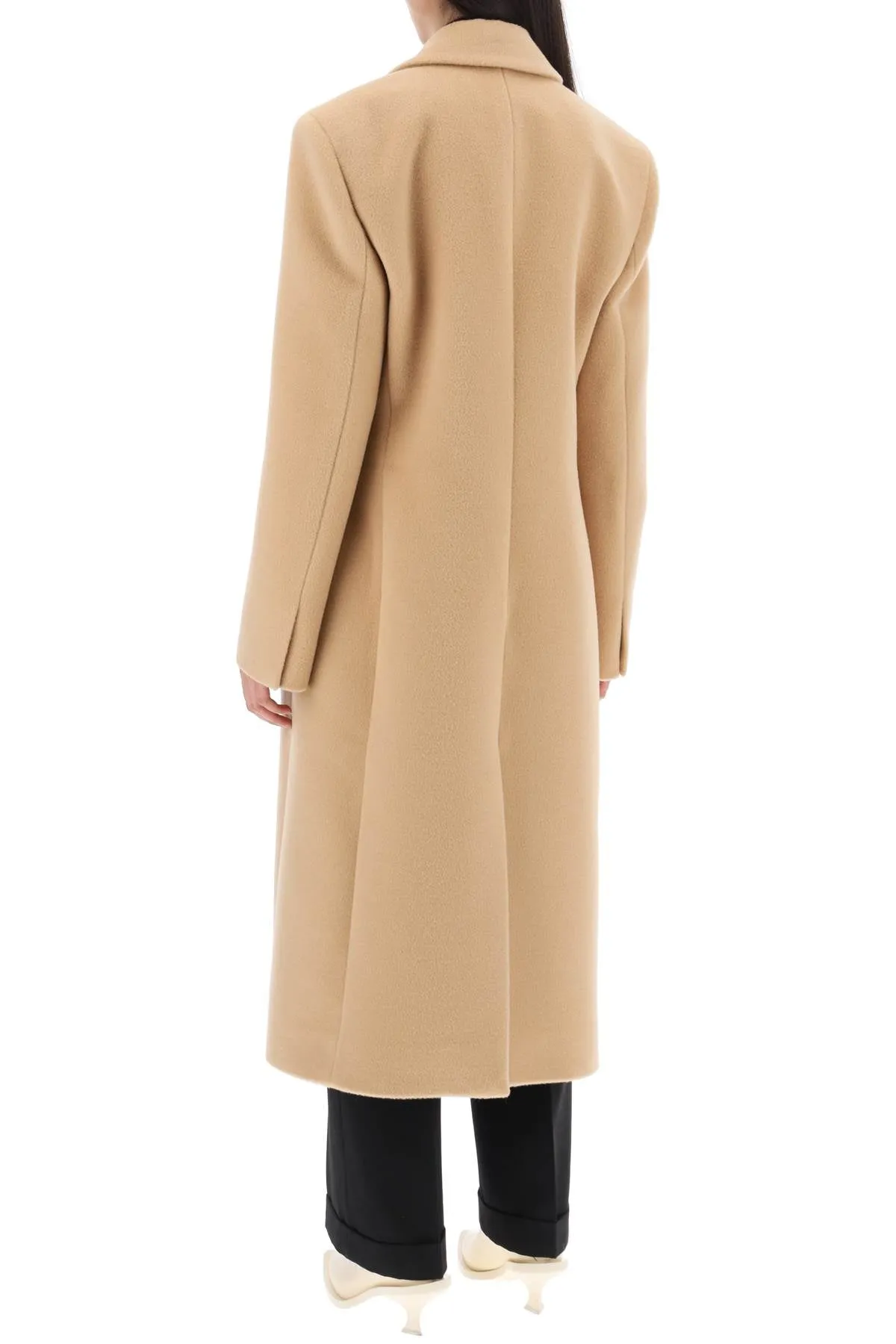 Jil Sander Tailored Coat In Virgin Wool