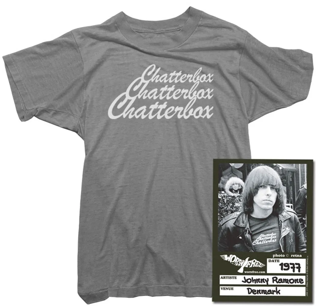 Johnny Ramone T-Shirt - Chatterbox Tee worn by Johnny Ramone