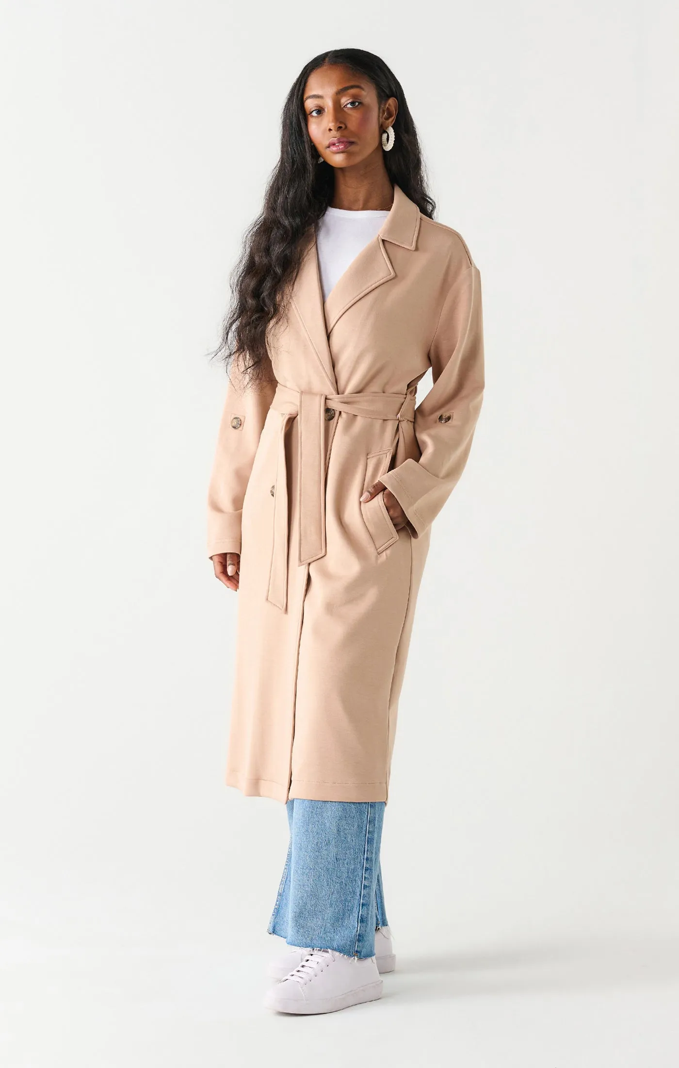 Kerri Knit Trenchcoat