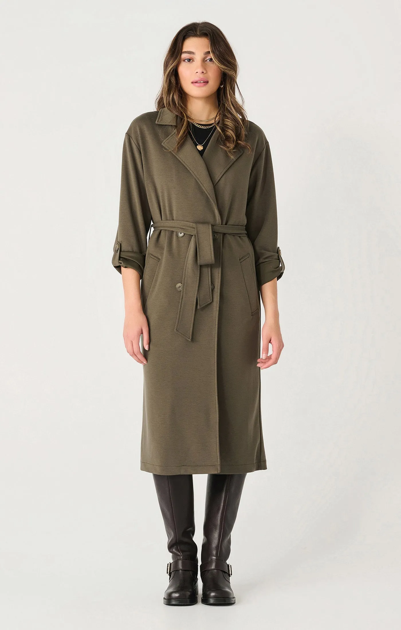 Kerri Knit Trenchcoat