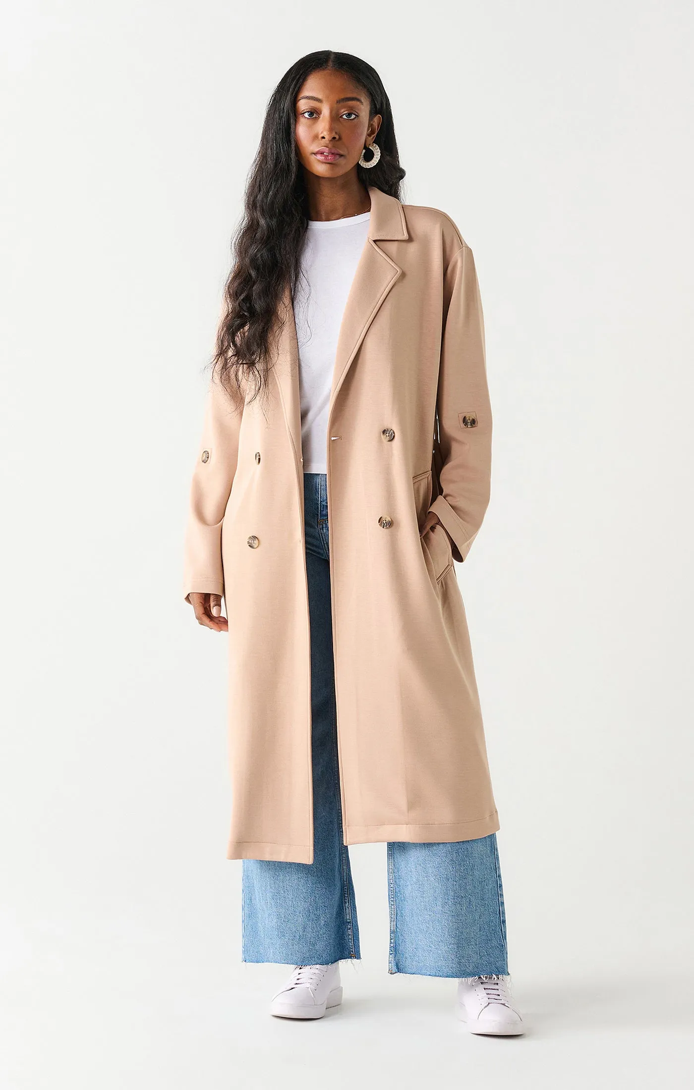 Kerri Knit Trenchcoat