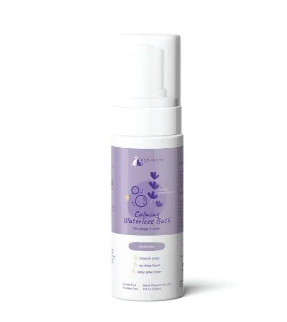 Kin Kind Calming Lavender Waterless Bath for Dogs & Cats