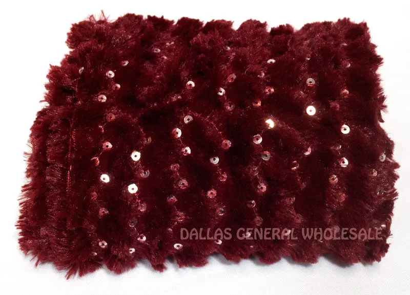 Ladies Winter Faux Fur Fashion Infinity Circle Scarf Wholesale