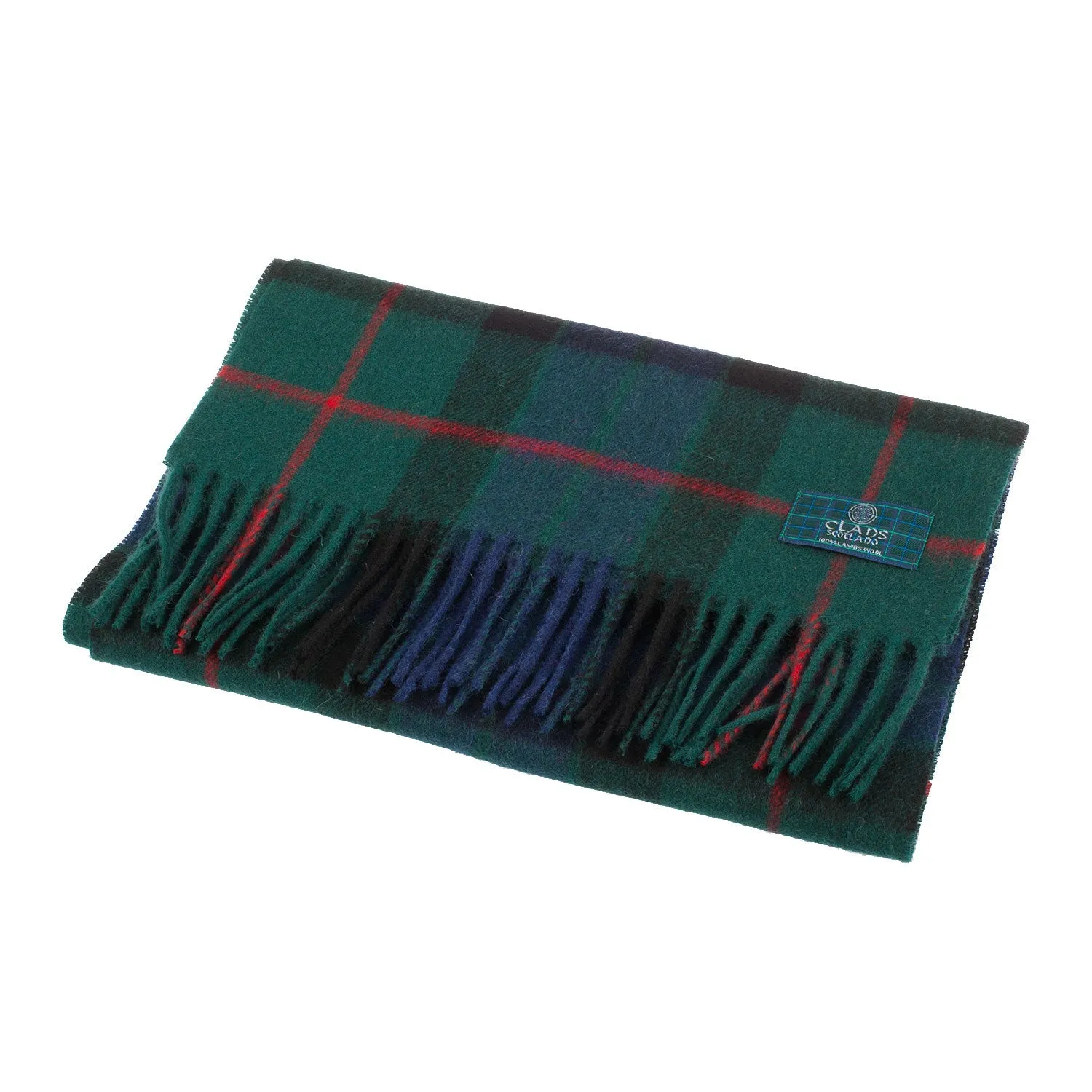 Lambswool Scottish Tartan Clan Scarf  Gunn