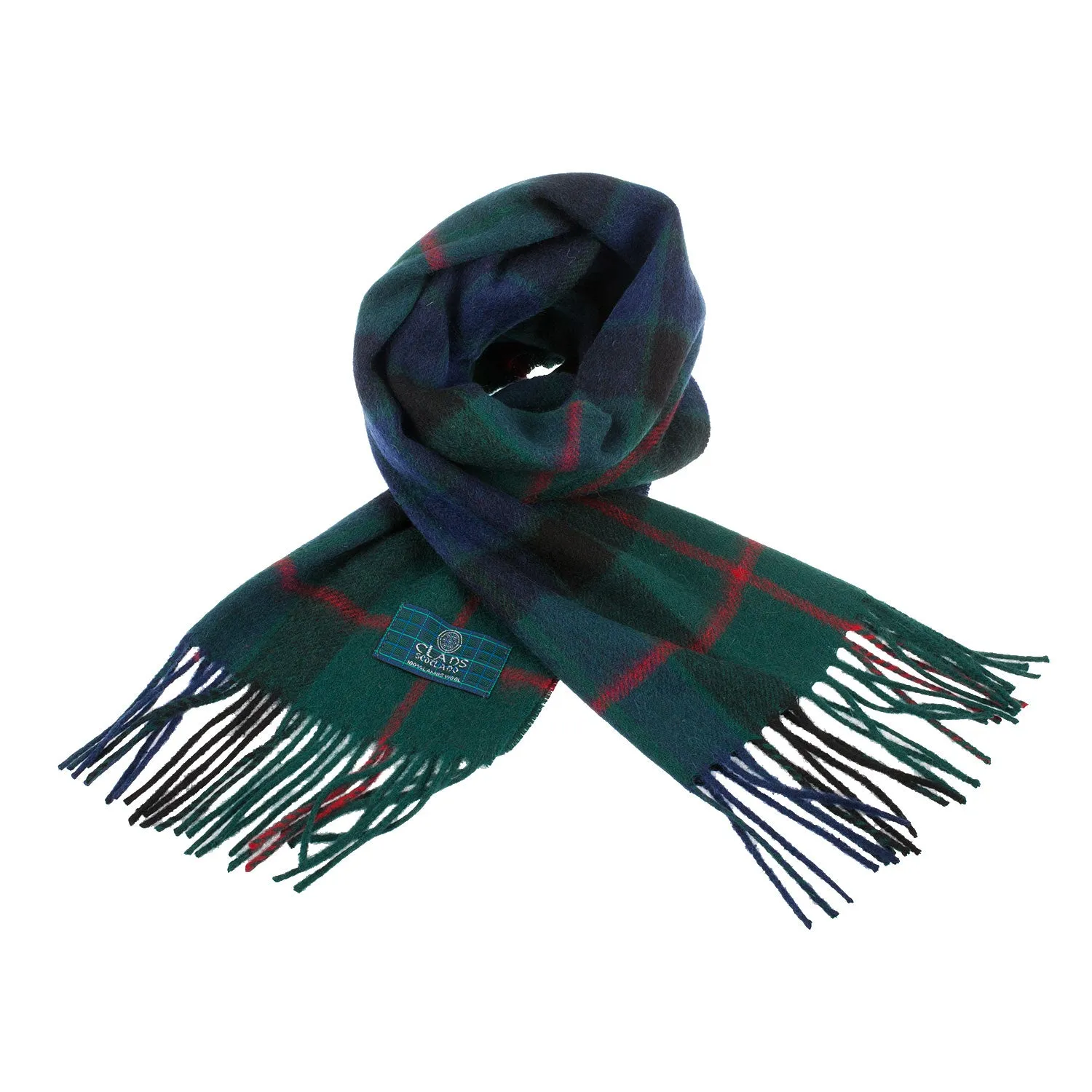 Lambswool Scottish Tartan Clan Scarf  Gunn