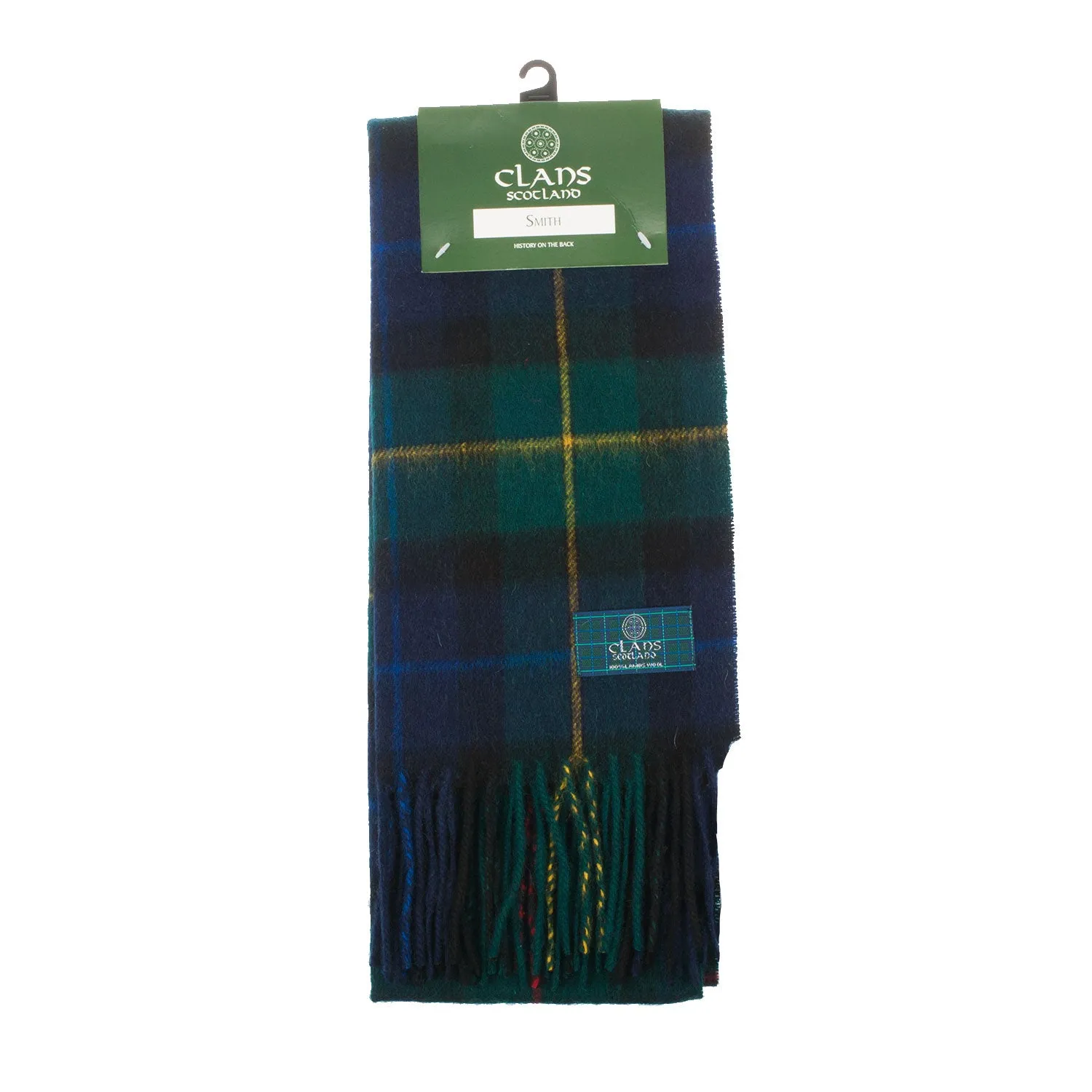 Lambswool Scottish Tartan Clan Scarf  Smith