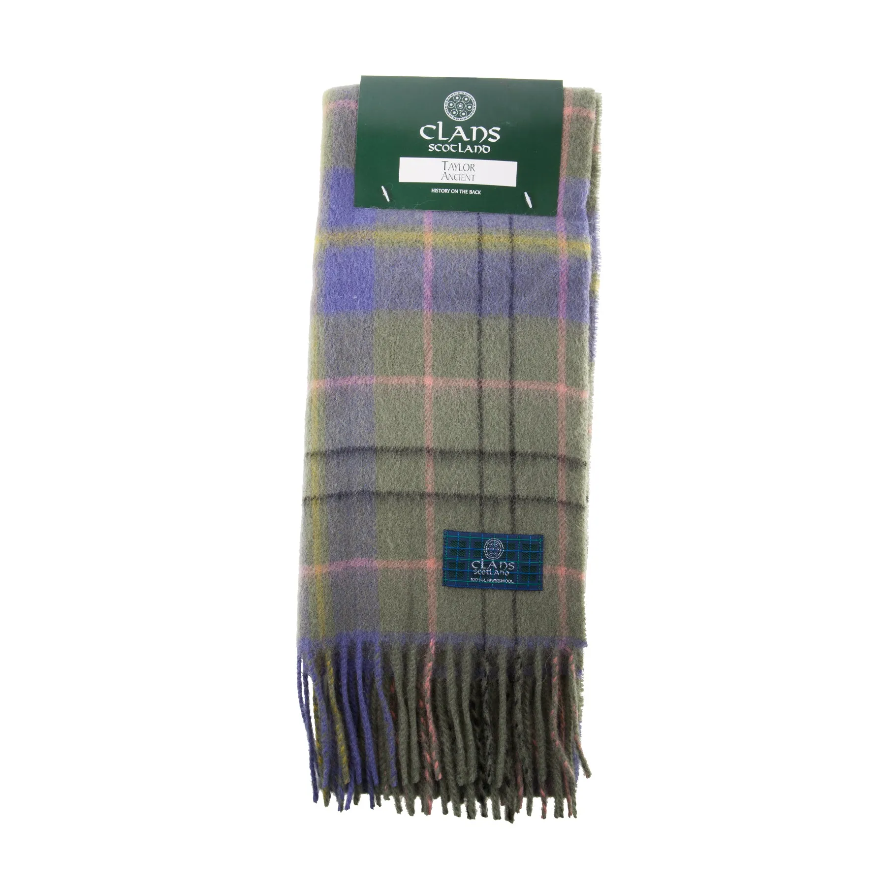 Lambswool Scottish Tartan Clan Scarf  Taylor Ancient