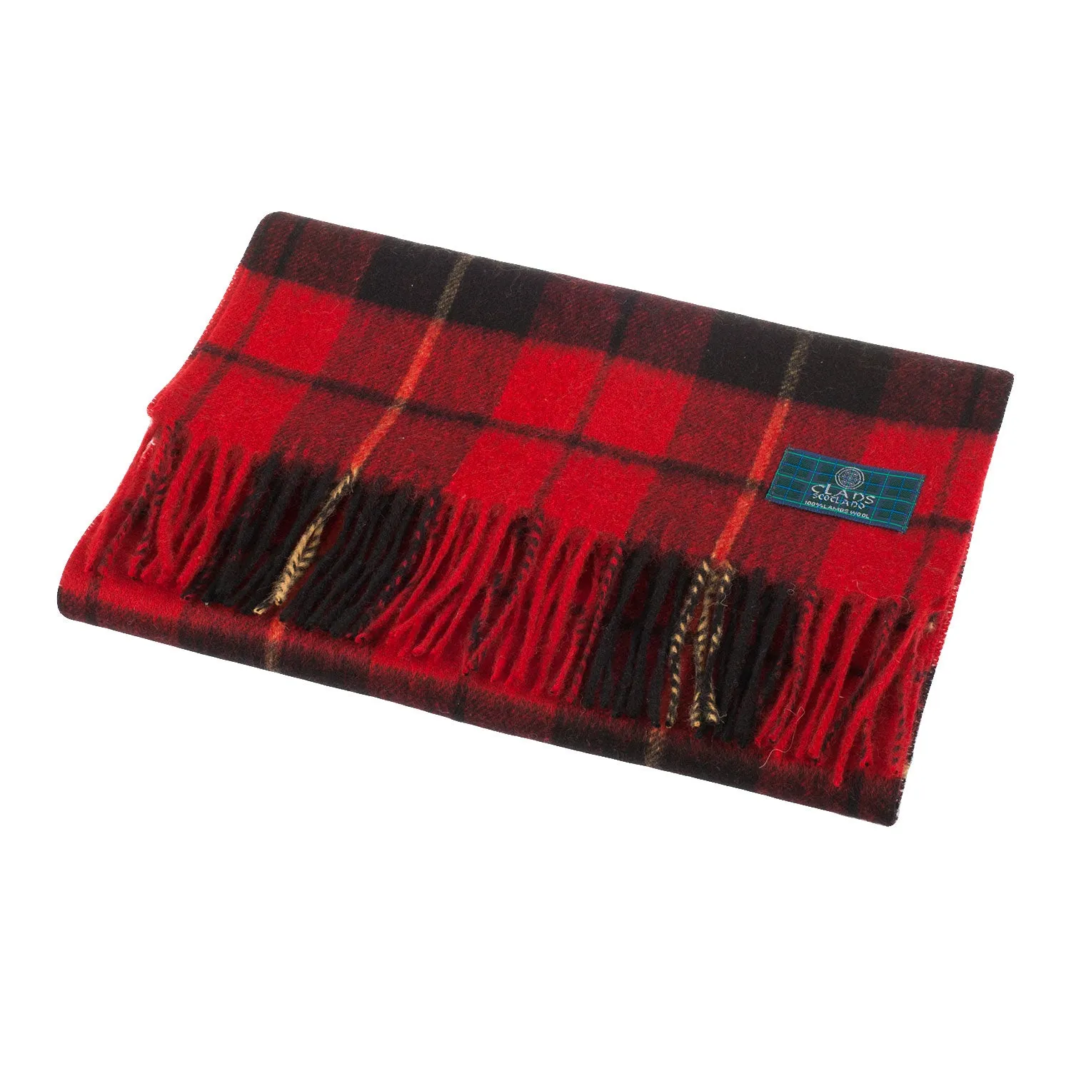 Lambswool Scottish Tartan Clan Scarf  Wallace