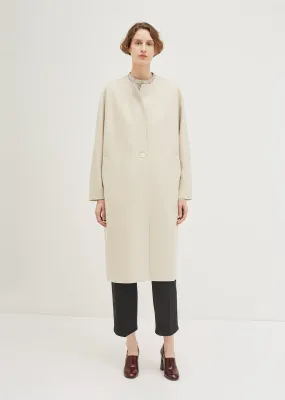 Light Wool Oversized Long Coat