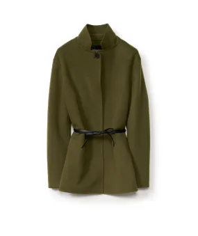 Loden Green Wool Car Coat - last one size 40