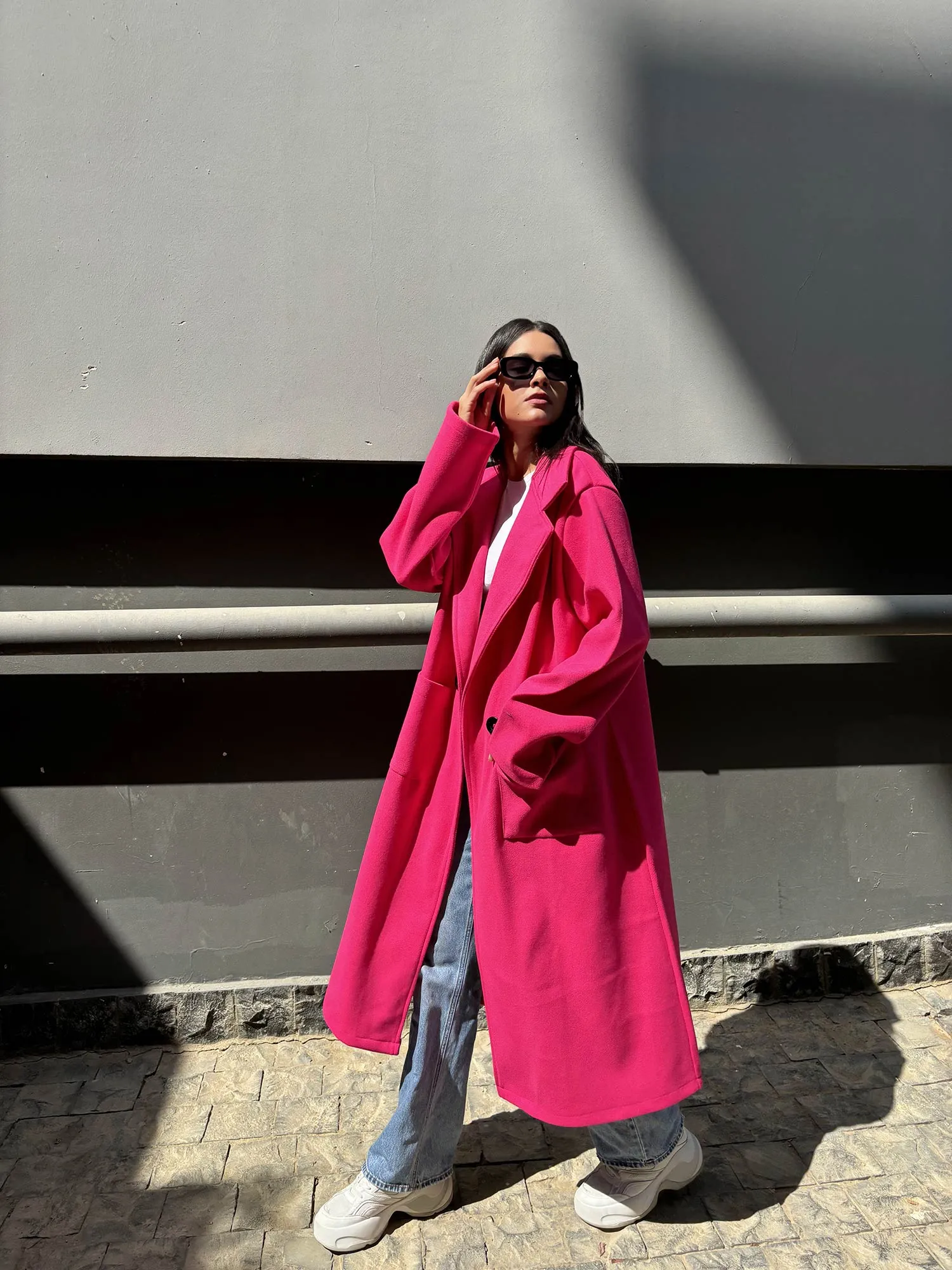 Long Wool Coat - Leocansa