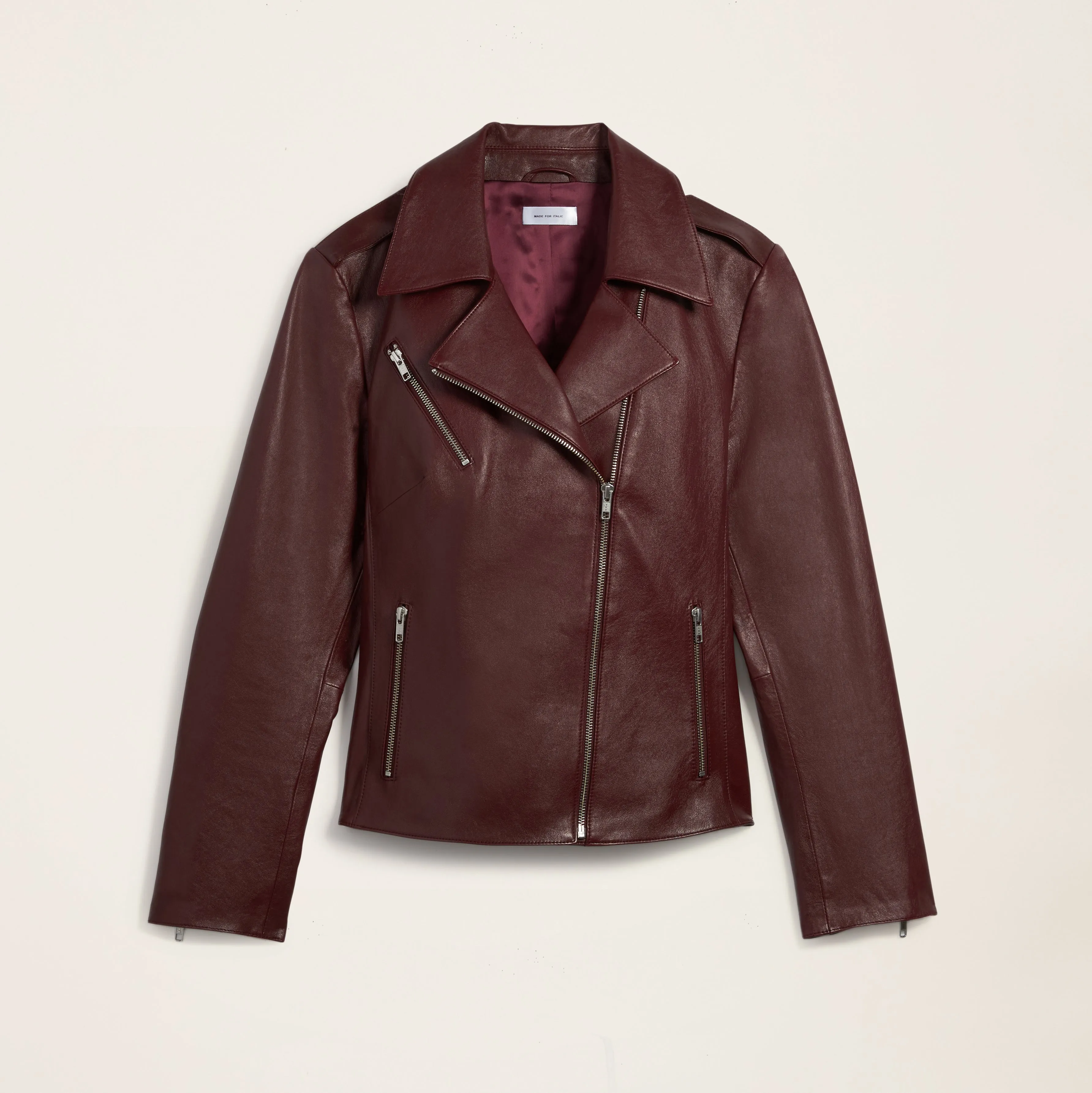 Lou Lightweight Lambskin Leather Jacket