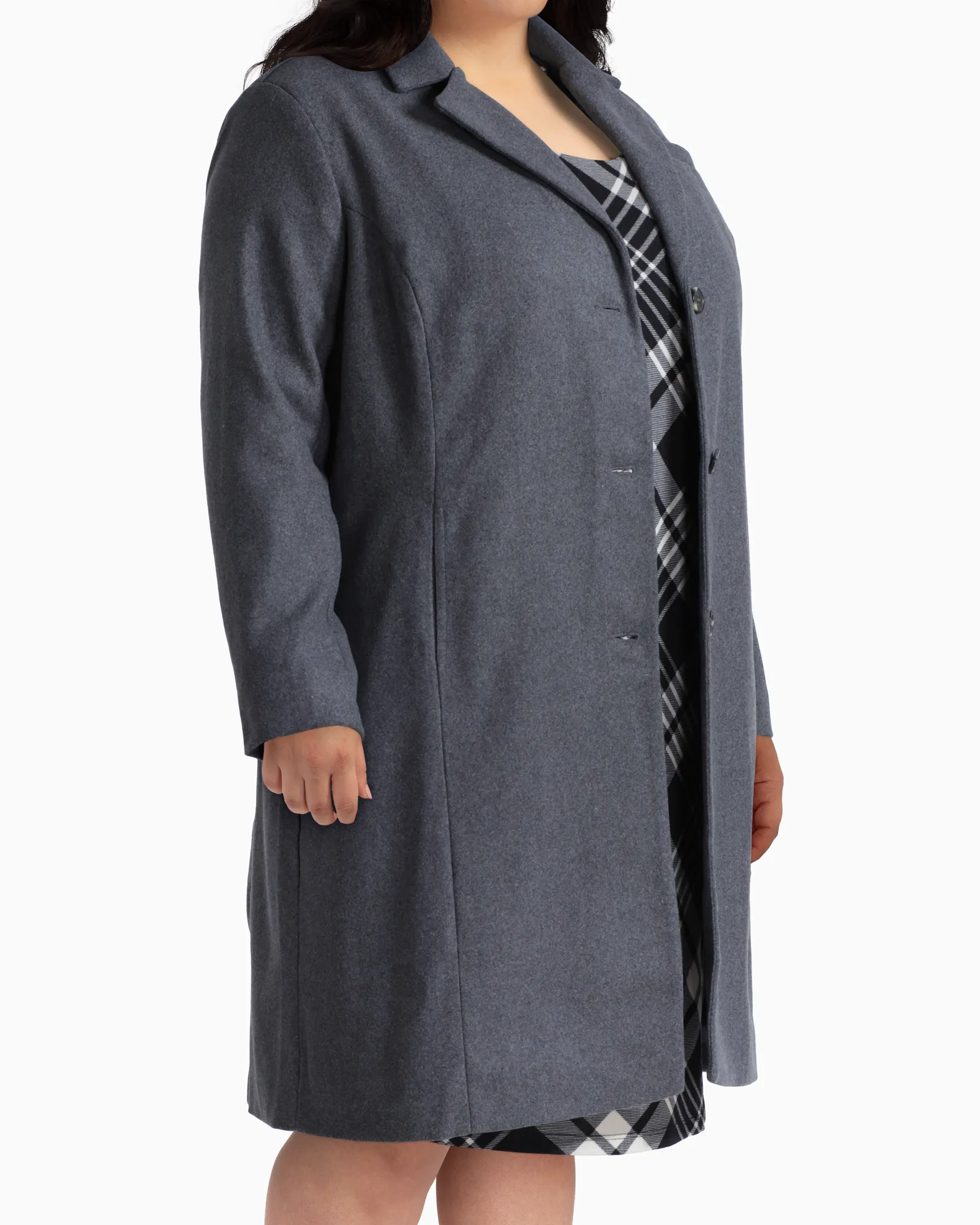 Marilla Lined Coat | Charcoal Grey