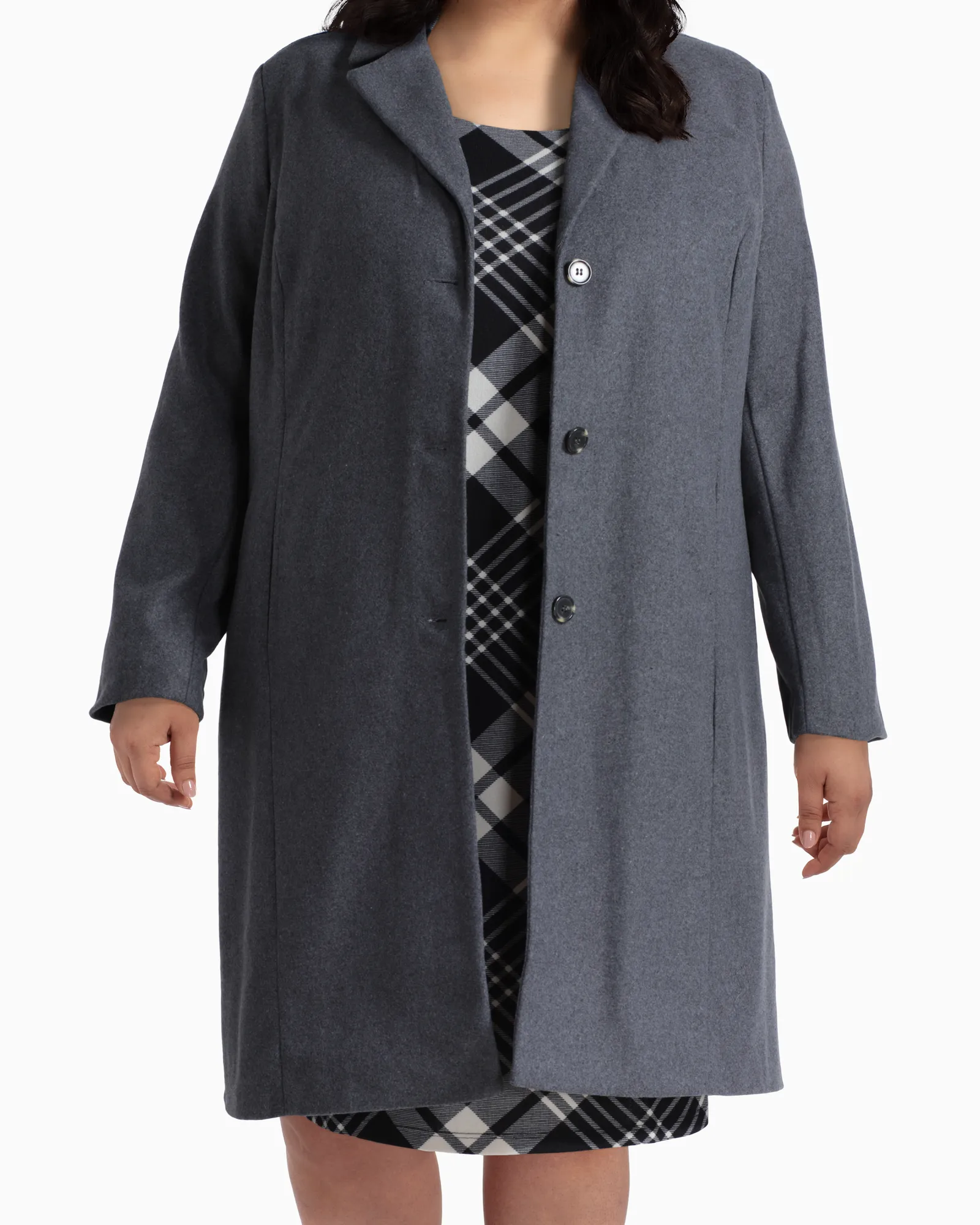 Marilla Lined Coat | Charcoal Grey