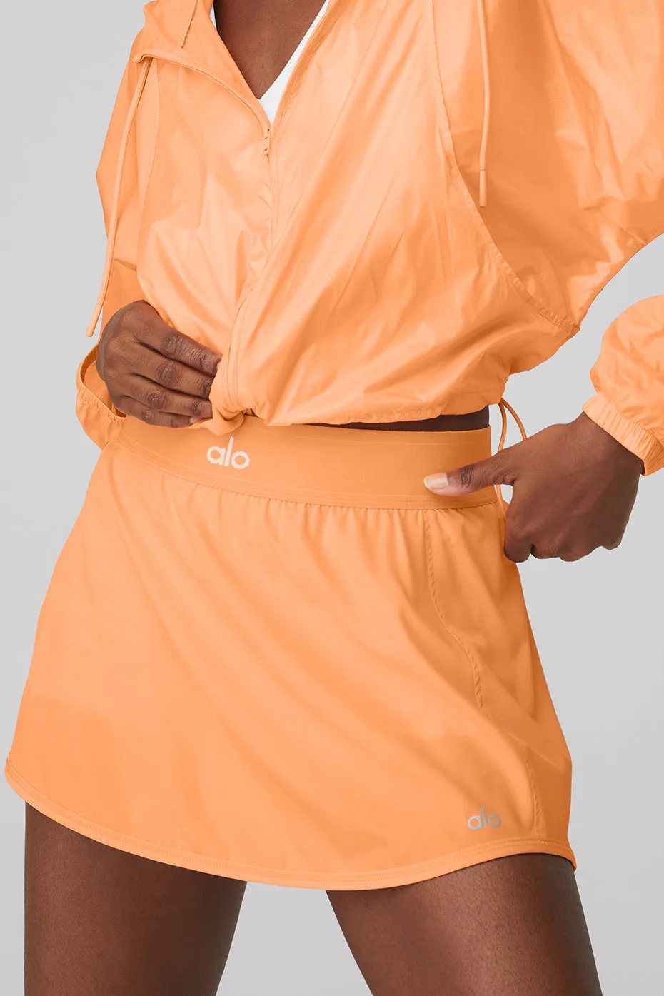 Match Point Tennis Skirt - Cantaloupe