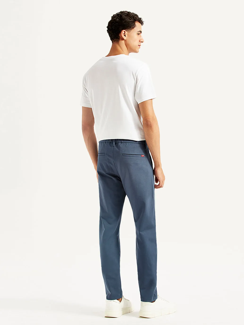 Men's Blue Slim Fit Chinos