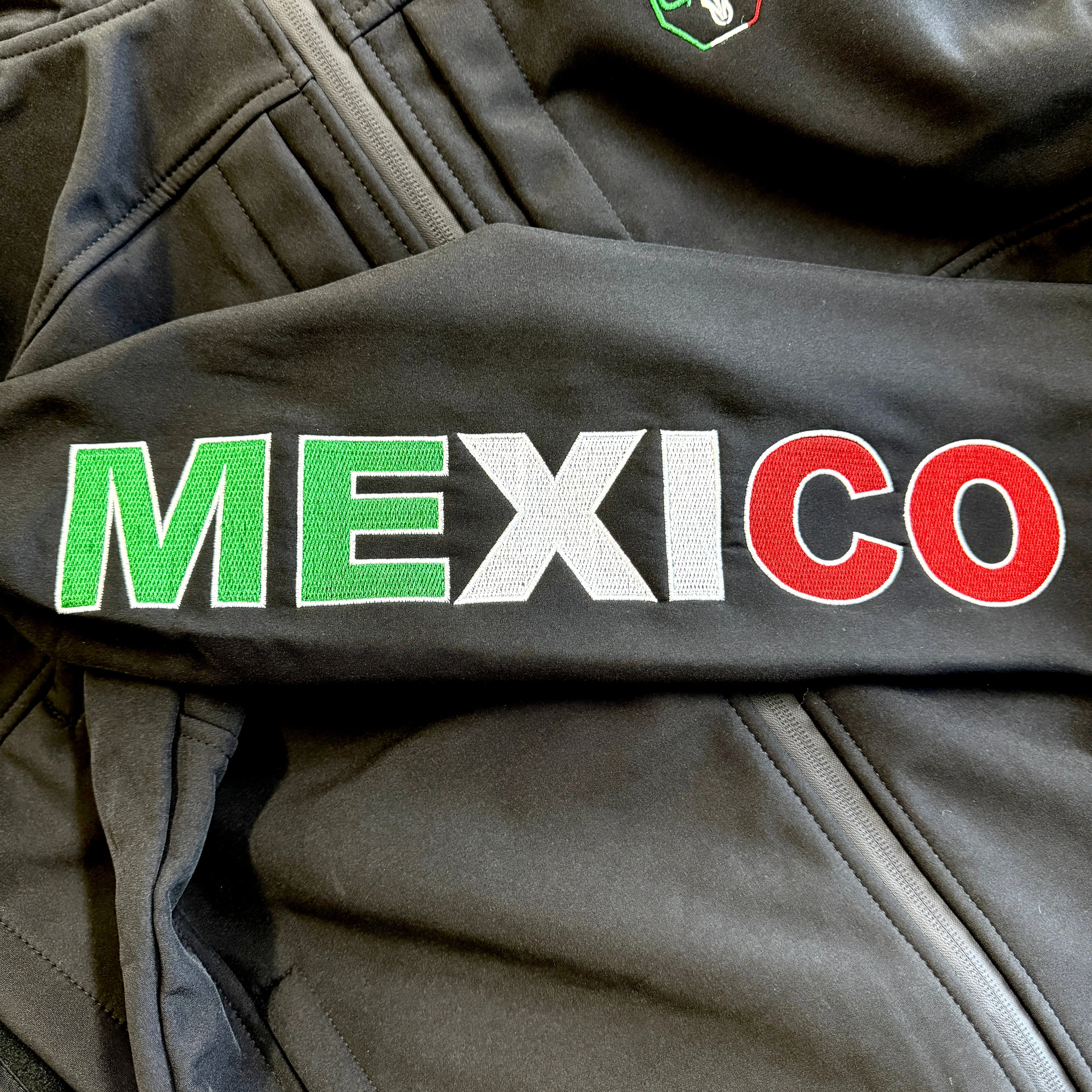 Mexico Embroidered Softshell Jacket