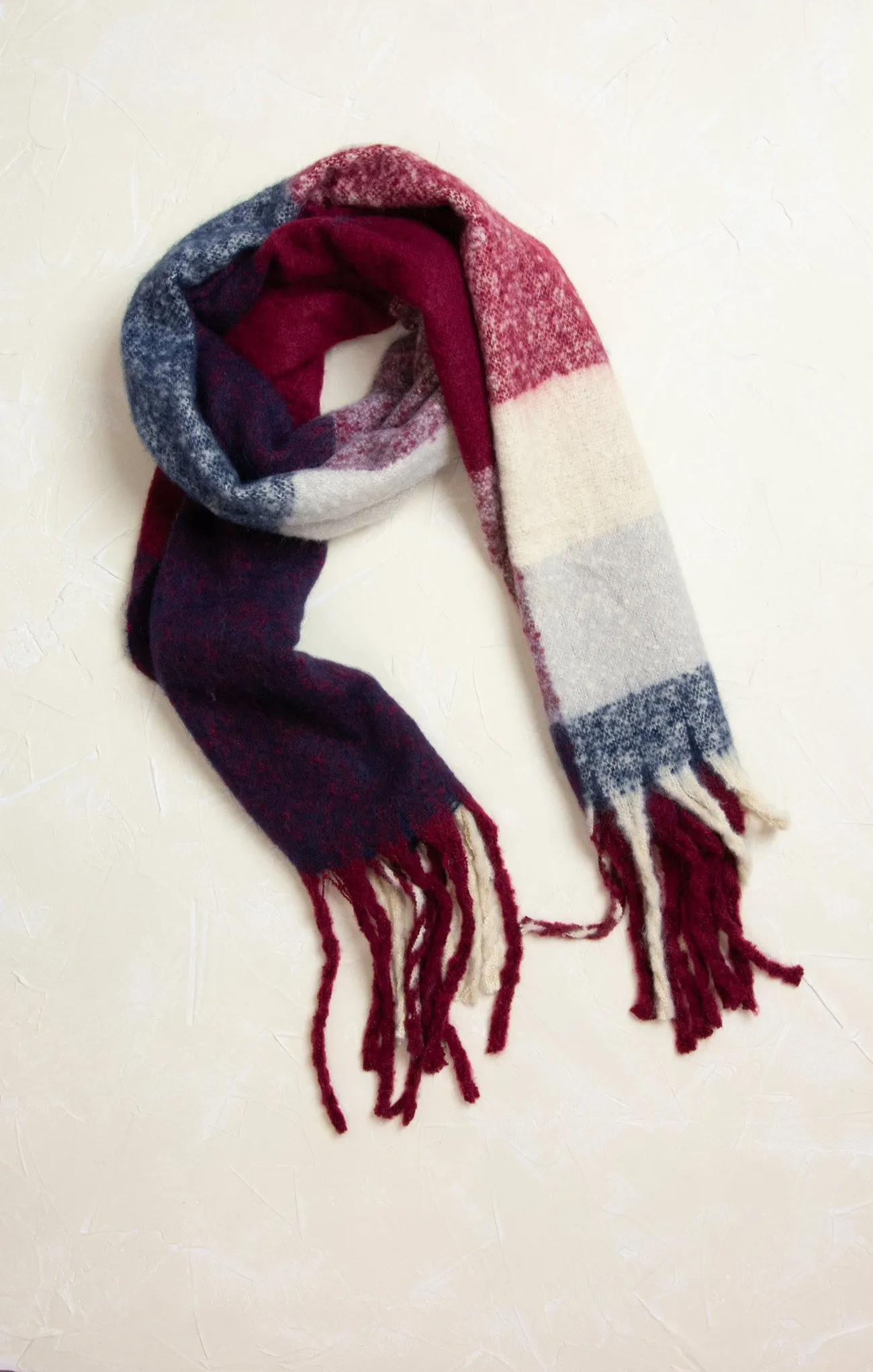 Mila Fading Color Block Scarf